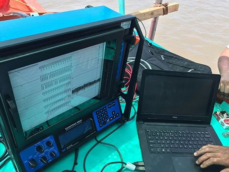 Máy đo độ sâu, thiết bị đo độ sâu mặt nước, sông, biển
